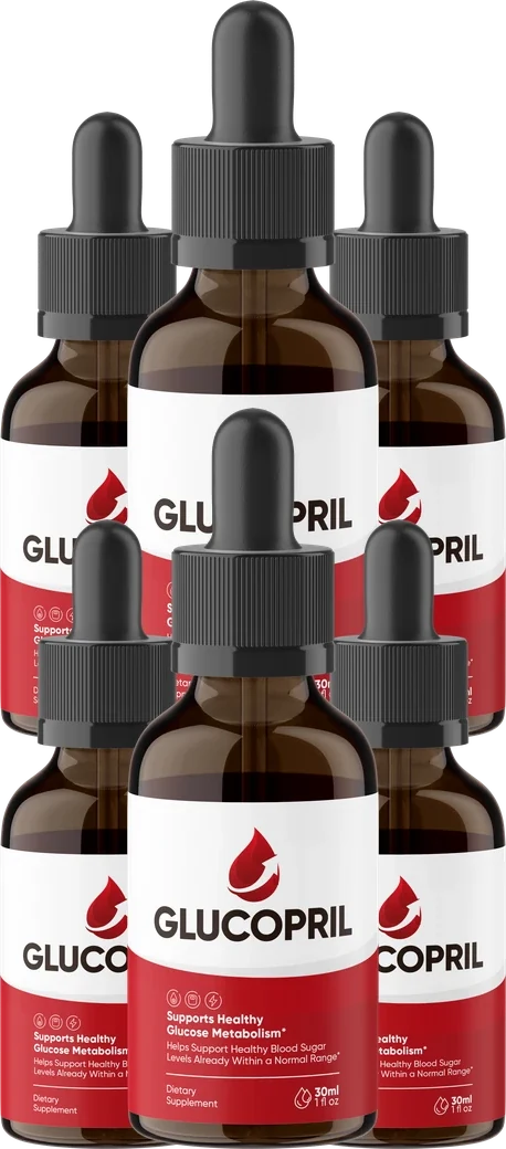 GlucoPril 6 Bottles package